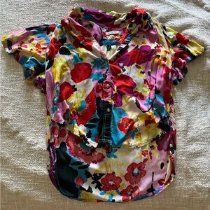 Free People flowy button up top size XS